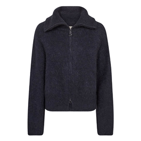 Mos Mosh Hulda Knit Zip Cardigan, Salute Navy